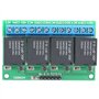 Module de Relais Autobloquant Bistable 5V 4 Canaux Module Relais à Verrouillage Automatique Bistable pour Contrôle des Moteurs à