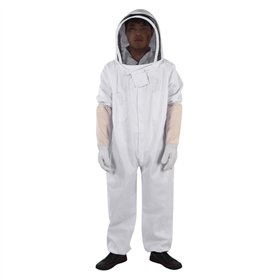 Haofy Professional Apiculture Combinaison De Protection Apiculteur Protect Equipment Combinaison avec Une Paire de (XXL)