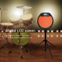 Digital Practice Drum Exercice Batteur Training Pad Electronic Metronome avec oreillette