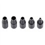 Outil de Perforation pour Cuir Couture Poinçon Automatique Perforateur de Ceinture avec Tête de Frappe Embouts 1.5/2/2.5/3/3.5/4