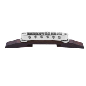 chevalet en palissandre accessoire pour instrument de musique guitare jazz de type LP(Silver)