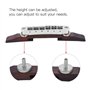 chevalet en palissandre accessoire pour instrument de musique guitare jazz de type LP(Silver)