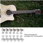 Cheville de réglage de Guitare, Tuners de Verrouillage de syntonisateurs en Alliage de Zinc Accessoire pour Guitare 12 Cordes