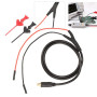 Akozon Oscilloscope MCX Crochet De Sonde Mini Oscilloscope De Poche Test Pince Scope Portée Équipement De Test Portable pour DS2