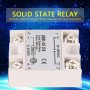 Relais à Semi-Conducteurs Monophasé DC-AC SSR-40DA 40A Tension d'Entrée 3-32V DC Tension de Sortie 24-380V AC