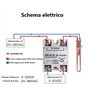 Relais à Semi-Conducteurs Monophasé DC-AC SSR-40DA 40A Tension d'Entrée 3-32V DC Tension de Sortie 24-380V AC