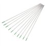 10Pcs Électrodes de Tungstène WP Pointe Verte pour Soudage Tig AC, 1.0/1.6/2.0/2.4/3.2mm Électrodes de Tungstène Professionnel(2