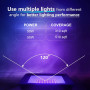 LED Noire UV Eleganted 30W UV Projecteur à Effet de 365nm Longueur d'onde de Scène Allumant IP66 Imperméable Approprié pour La F