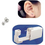 Kit Perçage d'oreille 6 Pistolet de Perçage d'oreille Jetable avec 6 Goujons d'oreille Sécurité Oreille Piercing Oreille Goujon 