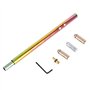 Ordinateur de Poche Pistolet de sablage, Pistolet Sablage Pneumatique Kit, Air Siphon Buse Sablage abrasif avec 4 Buses en céram
