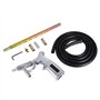 Ordinateur de Poche Pistolet de sablage, Pistolet Sablage Pneumatique Kit, Air Siphon Buse Sablage abrasif avec 4 Buses en céram