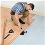 Kit d'installation pour Sol en Bois Stratifié Kit de Revêtement de Sol Stratifié avec Bloc Taraudeur Barre de Traction et Maille