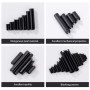 QIMEI-SHOP Goupille élastique Fendue Goupilles Fendues en Acier au Manganèse Assortiment Kit M1.5 M2 M2.5 M3 M4 M5 M6 avec la Bo