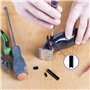 QIMEI-SHOP Goupille élastique Fendue Goupilles Fendues en Acier au Manganèse Assortiment Kit M1.5 M2 M2.5 M3 M4 M5 M6 avec la Bo