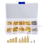 Entretoise en Laiton M2.5 Mâle Femelle Hexagonale Boulons en Cuivre Vis et Écrous en Acier Inoxydable Assortiment Kit avec Boîte