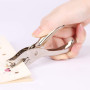 Pince à Poinçonner un Trou Poinçon, 4 Pièces Perforatrice Monotrou, Pince à Poinçonner en Métal, Perforation de Papier à Trou Ro