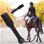 NA NA Cravache de pagaie en Cuir synthétique pour Cheval Noir