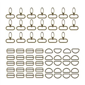 Kolamom 60PCS Mousqueton a Main 32 mm