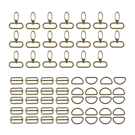 Kolamom 60PCS Mousqueton a Main 32 mm