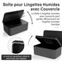 Kolamom Boîte à Lingettes Distributeur, Boîtes de Papier Toilette Humide pour Bébés et Adultes, Boîte de Lingette Humides avec C
