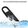 Tirettes de Réparation Fermeture Eclair, 12 Pcs Métal Zipper Pull, Métal Zipper Pull amovible, Tirette Fermeture Eclair Remplace