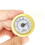 Hygromètre de rechange pour cave a cigares - φ 38mm - Or - Alliage rond - Moniteur précis - Humidor - Hygromètre - Valise de gui