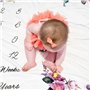 JOYOYO 50 pièces Barrettes bébés filles Ruban complet recouvert, Petites pinces à cheveux Craft de 2 pouces pour les cheveux fin