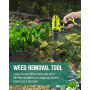 Venussar Mèche Jardin Tarière φ7.6 cm Tariere pour Perceuse Forets de Jardin en Spirale Jardin Foreuse Rapidement Creuser des Tr