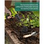 Venussar Mèche Jardin Tarière φ7.6 cm Tariere pour Perceuse Forets de Jardin en Spirale Jardin Foreuse Rapidement Creuser des Tr