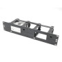 thingsNrack Support pour 1-3 Apple Mac Mini M4 avec Bouton Marche/arrêt et 1 clé USB Ethernet RJ45