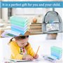 THATSRAD 6 PCS Boîte à Crayons Plastique 21.5 * 10 * 4cm Boite Rangement Crayon de Couleur Superposable Trousse Transparente Cra