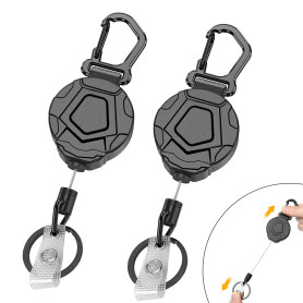 SURFOU Porte Clef Badge Enrouleur
