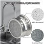 SURFOU Mousseur Robinet Cuisine, Lot De Dix Embout Mitigeur Lavabo Salle De Bain À Visser M24 Economiseur Aérateur D'eau Pour Fa