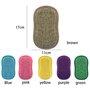 tampons à récurer de cuisine en microfibre