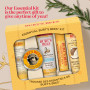 Coffret Cadeau Essentiel Burt’s Bees, 5 produits de voyage - Crème nettoyante en profondeur, Baume pour les mains, Lotion pour l