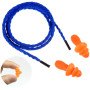 AOUTACC Lot de 50 bouchons d'oreilles réutilisables en silicone pour protection auditive pour dormir, tir, ronflement, natation,