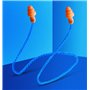 AOUTACC Lot de 50 bouchons d'oreilles réutilisables en silicone pour protection auditive pour dormir, tir, ronflement, natation,