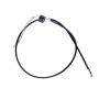 Poweka Cable pour Fauteuil Relax Canapé Levier de déblocage câble de Remplacement- Longueur Totale Environ 94cm Noir avec Embout