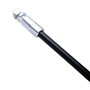 Poweka Cable pour Fauteuil Relax Canapé Levier de déblocage câble de Remplacement- Longueur Totale Environ 94cm Noir avec Embout