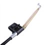 Poweka Cable pour Fauteuil Relax Canapé Levier de déblocage câble de Remplacement- Longueur Totale Environ 94cm Noir avec Embout