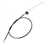 Poweka Cable pour Fauteuil Relax Canapé Levier de déblocage câble de Remplacement- Longueur Totale Environ 94cm Noir avec Embout