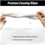 Hometimestore Lot de 100 lingettes humides multi-usages industrielles pour enlever la graisse, la peinture et l'encre sans laiss