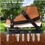 Chaussures Cloutées Aérateur de Gazon - Pointes Acier & Système à Ressort - Aérateur Pelouse avec Velcro Réglable - Idéal pour A