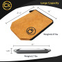 Bac de préparation de barbecue pliable + couverture de repos – Planche à découper de 16 L, panier de barbecue avec passoire et c