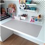 Weelth Tapis de bureau multifonction étanche en cuir pu double face pour bureau ou maison