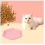Wanfoou Lot de 4 assiettes pour chats peu profondes larges bols pour nourriture pour chats sans fatigue de moustache plat d'eau 