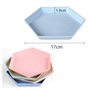 Wanfoou Lot de 4 assiettes pour chats peu profondes larges bols pour nourriture pour chats sans fatigue de moustache plat d'eau 