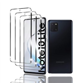 Kziwii 3 pièces Verre trempé Compatible avec Samsung Galaxy Note 10 Lite Film Protection Écran