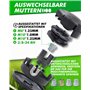 LADAMI Tête de coupe pour débroussailleuse - Accessoire avec système Tap & Go M10 x 1,25 - Bobine de fil universelle
