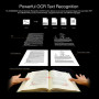 Viisan K21 Scanner de Livres et de Documents. Capteur 21 MP Corrigez automatiquement la courbure des Pages du Livre. Capturez Ju